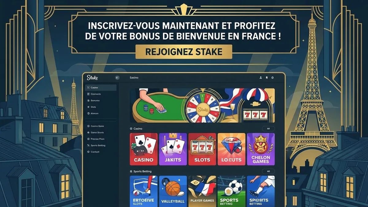 Inscription avec bonus Stake